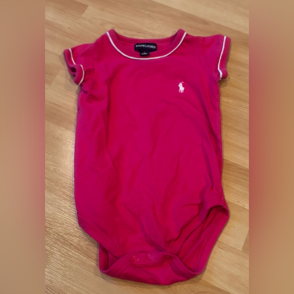 5/$25 Ralph Lauren‎ Fuchsia Baby One Piece